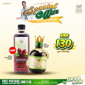 Olivie Plus 30 + Free 1 Kordial Delima 500ml