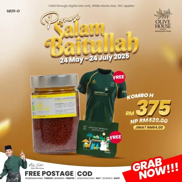 SET SALAM BAITULLAH OLIVIE POWER UP 340G
